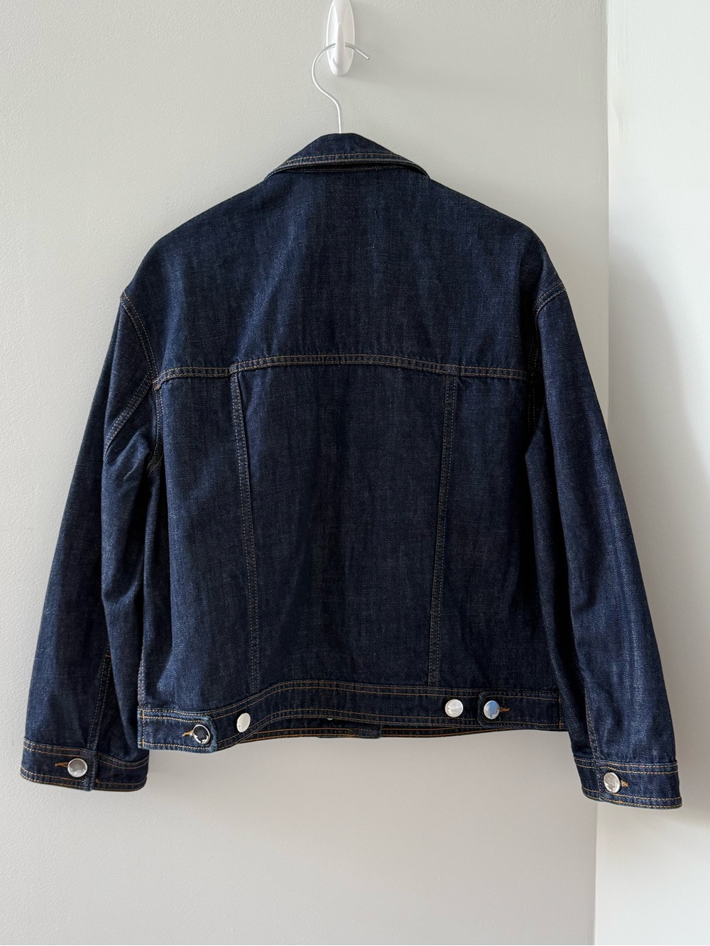 Maison Kitsuné DENIM ARIANNA OVERSIZED JACKET Size S - Picture 5 of 6